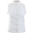 Women's V-Down Quilted Stretch Tech Interlock Vest - Chalk White