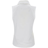 Women's Sleeveless Air Tech Pique Scallop Placket Tailored Fit Polo - Fairway Styles