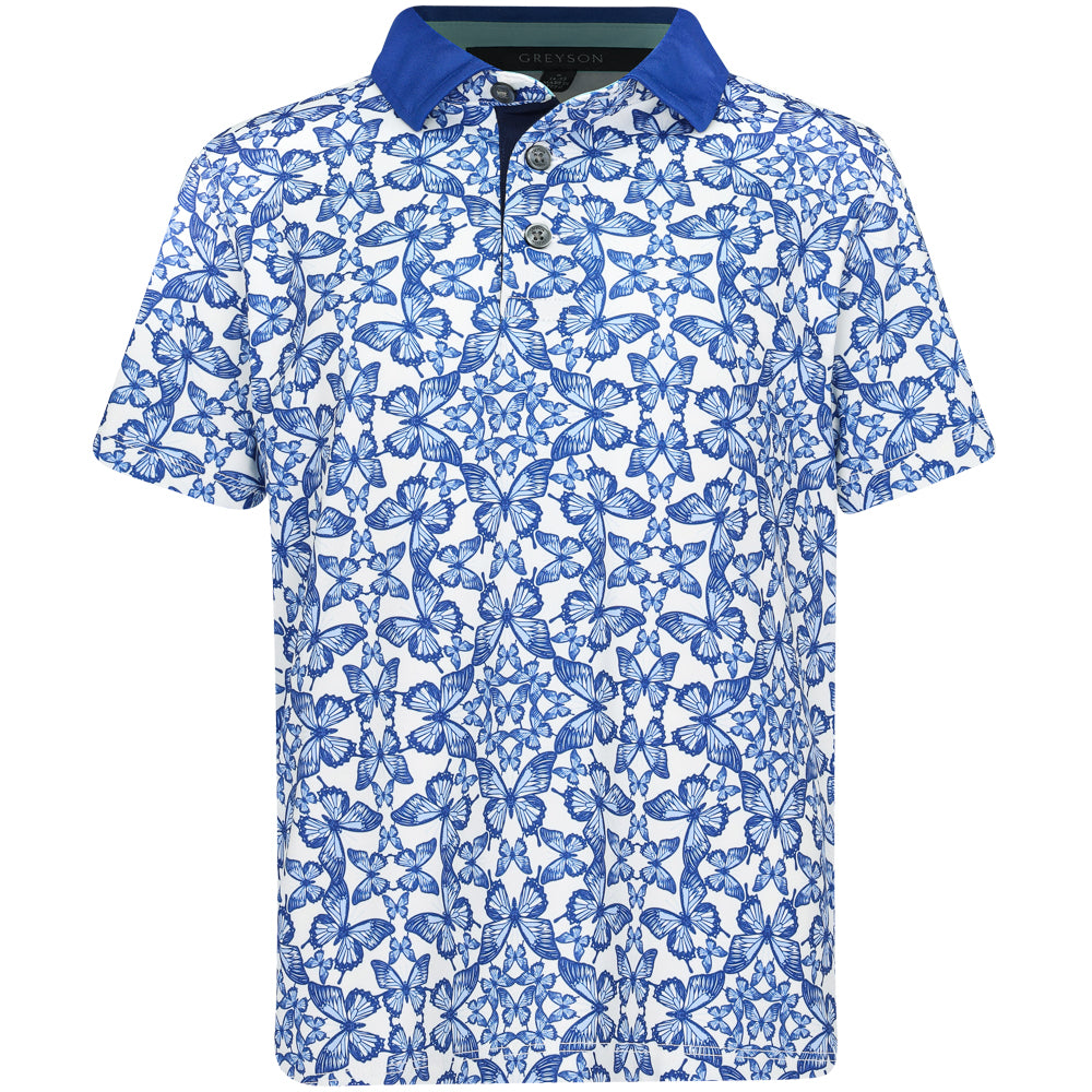 Juniors' Blue Migration Polo