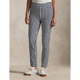 Women's Geo-Print Stretch-Twill Pants