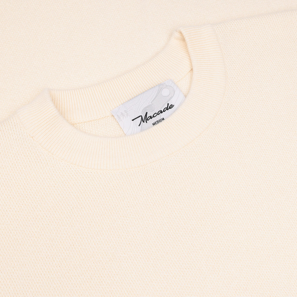Cashmere Blend Knit Crewneck Sweater