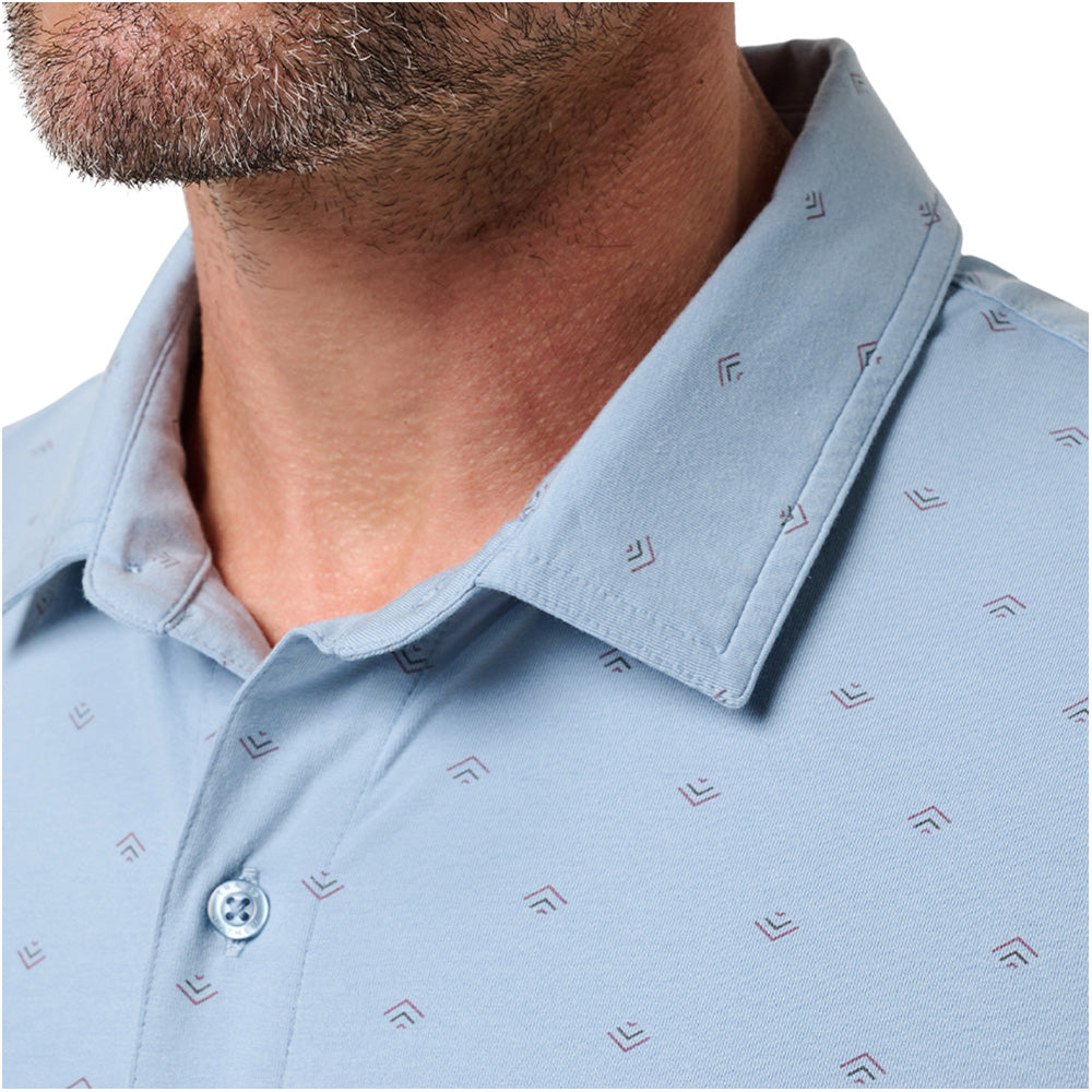 Comfortknit Geo Button-Up Shirt