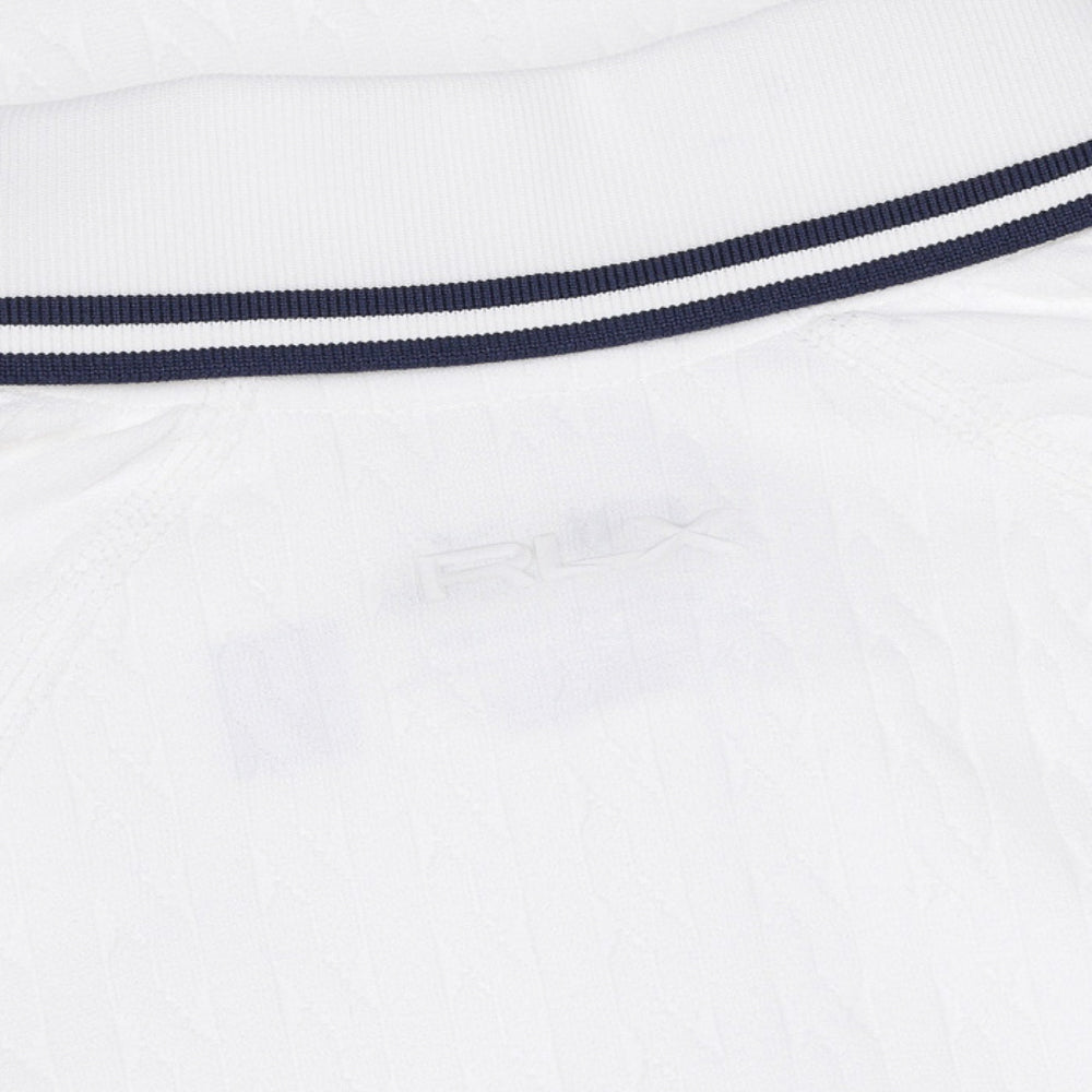 Women's Cable Jacquard 1/4 Zip Polo