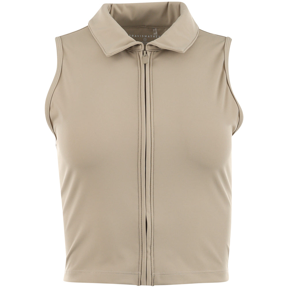 Women's Moveknit Sleeveless Full Zip Polo