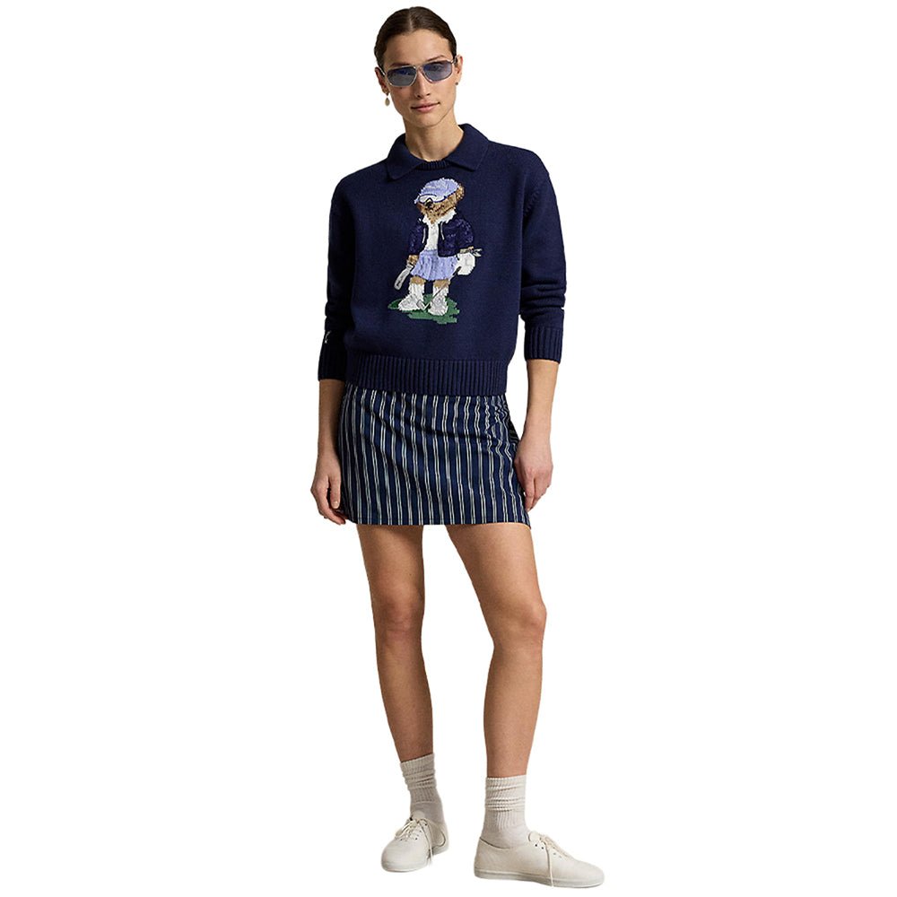Women's Geo-Print Pleated Performance 15" Skort