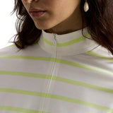 Women's Striped Stretch - Jersey 1/4 Zip Pullover - Fairway Styles