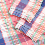 Women's Plaid Packable Hooded Rain Jacket