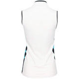 Women's The Hannah Multi - Chevron Sleeveless 1/4 Zip Blade Polo - Fairway Styles