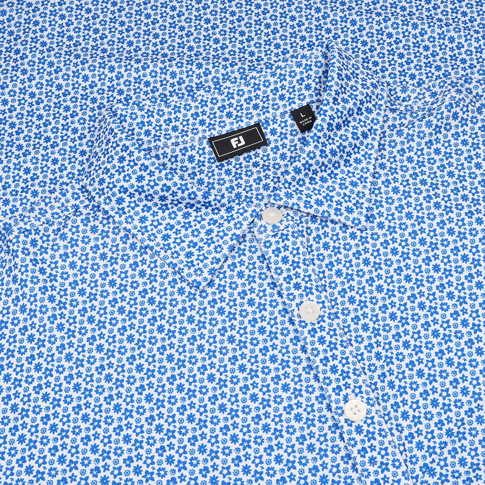 Allover Floral Lisle Polo
