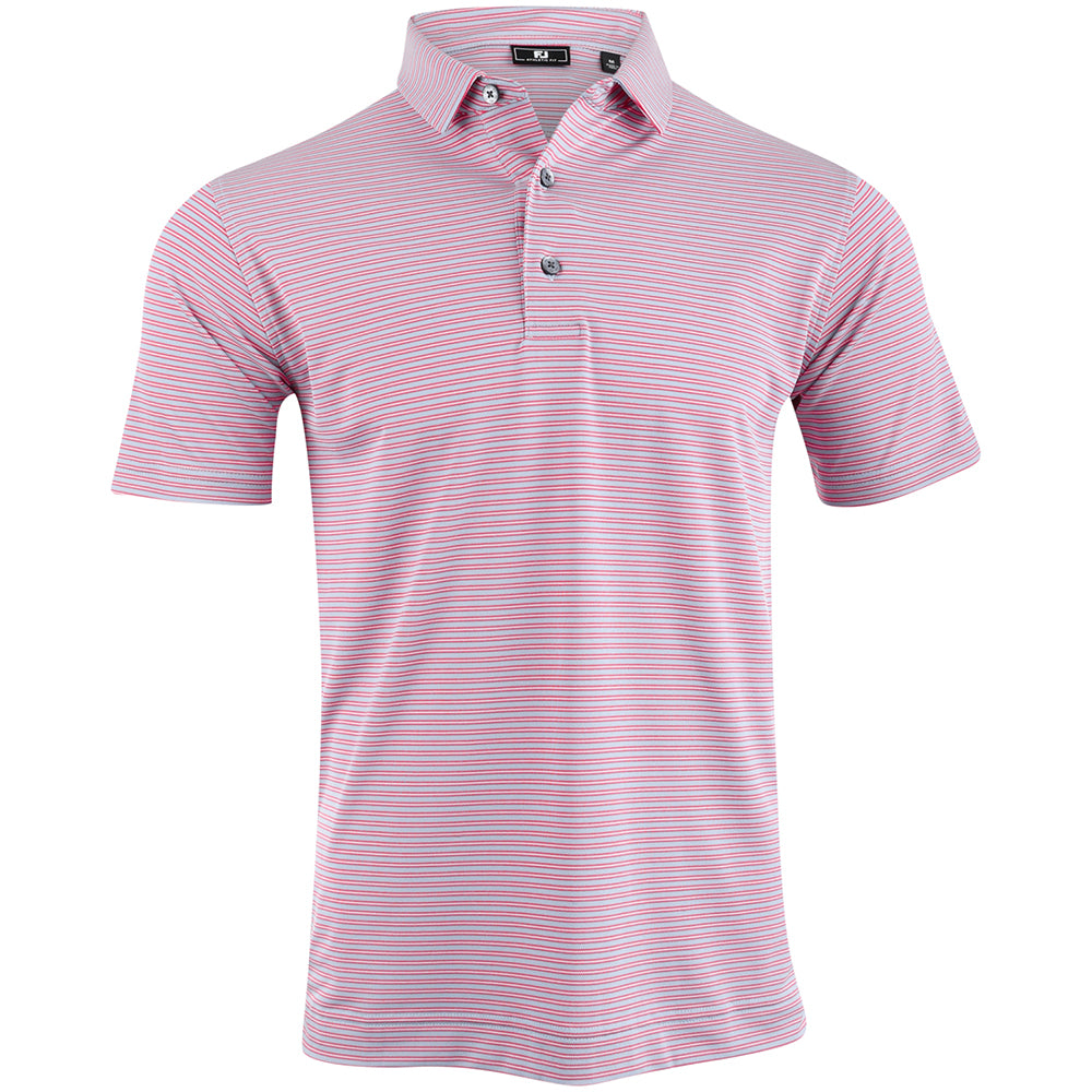 Multi-Stripe Pique Athletic Fit Polo