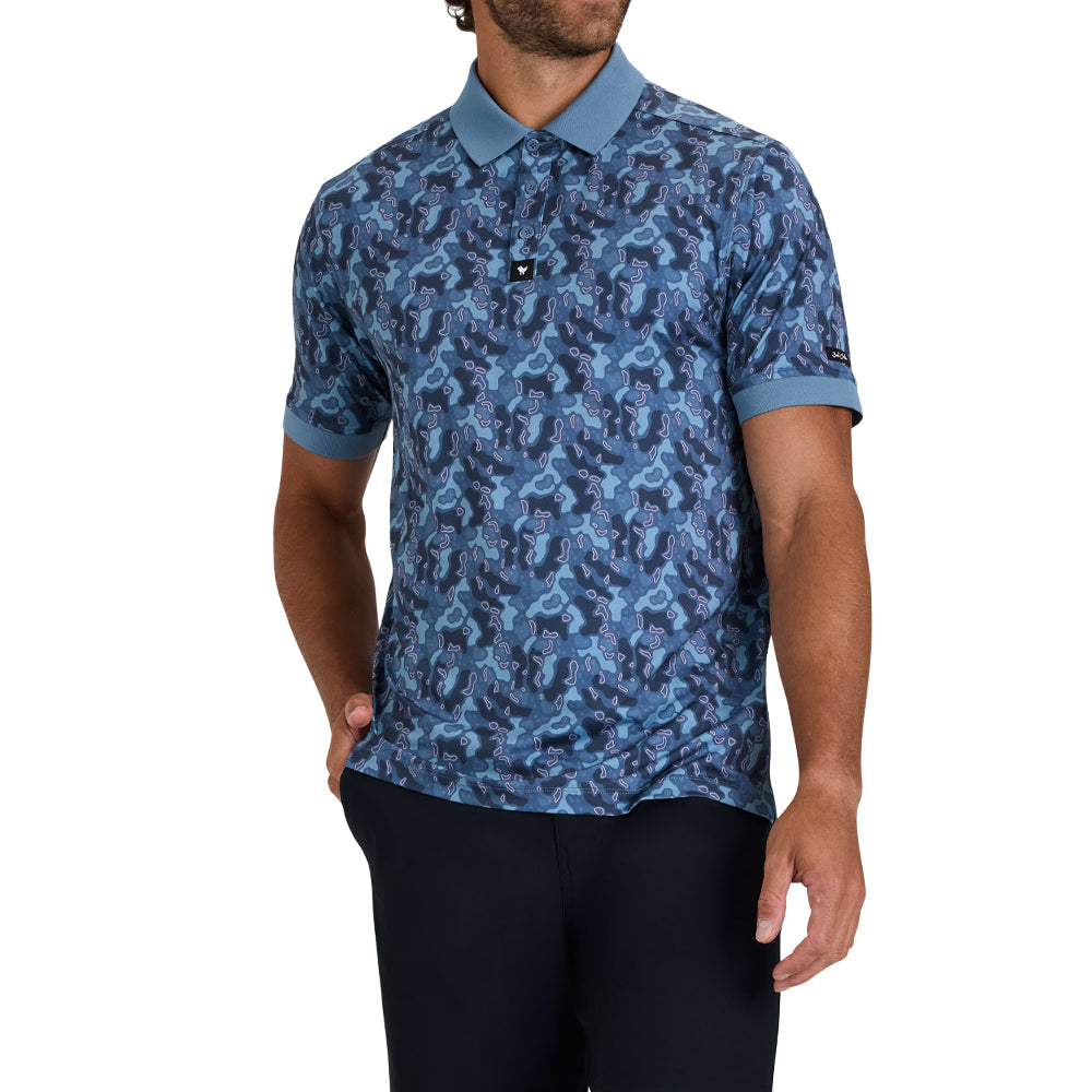 Topographic Triumph Ridge Polo