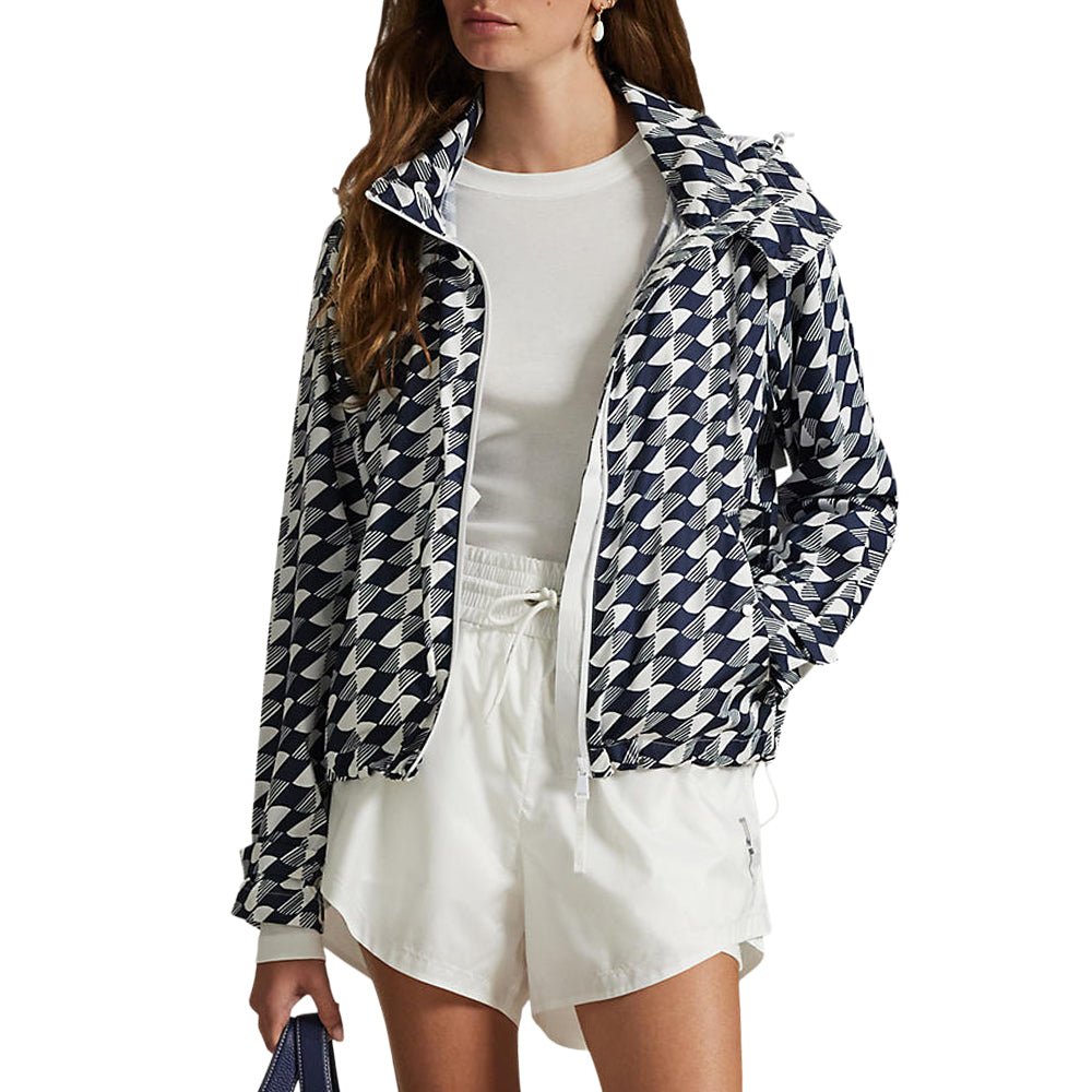 Women's Graphic Hooded Rain Jacket - Fairway Styles