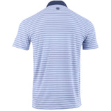 Herringbone Stripe Tech Jersey Polo