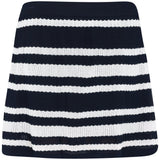Women's Multi Stripes Knit Skort - Fairway Styles