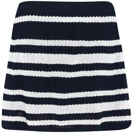 Women's Multi Stripes Knit Skort - Fairway Styles