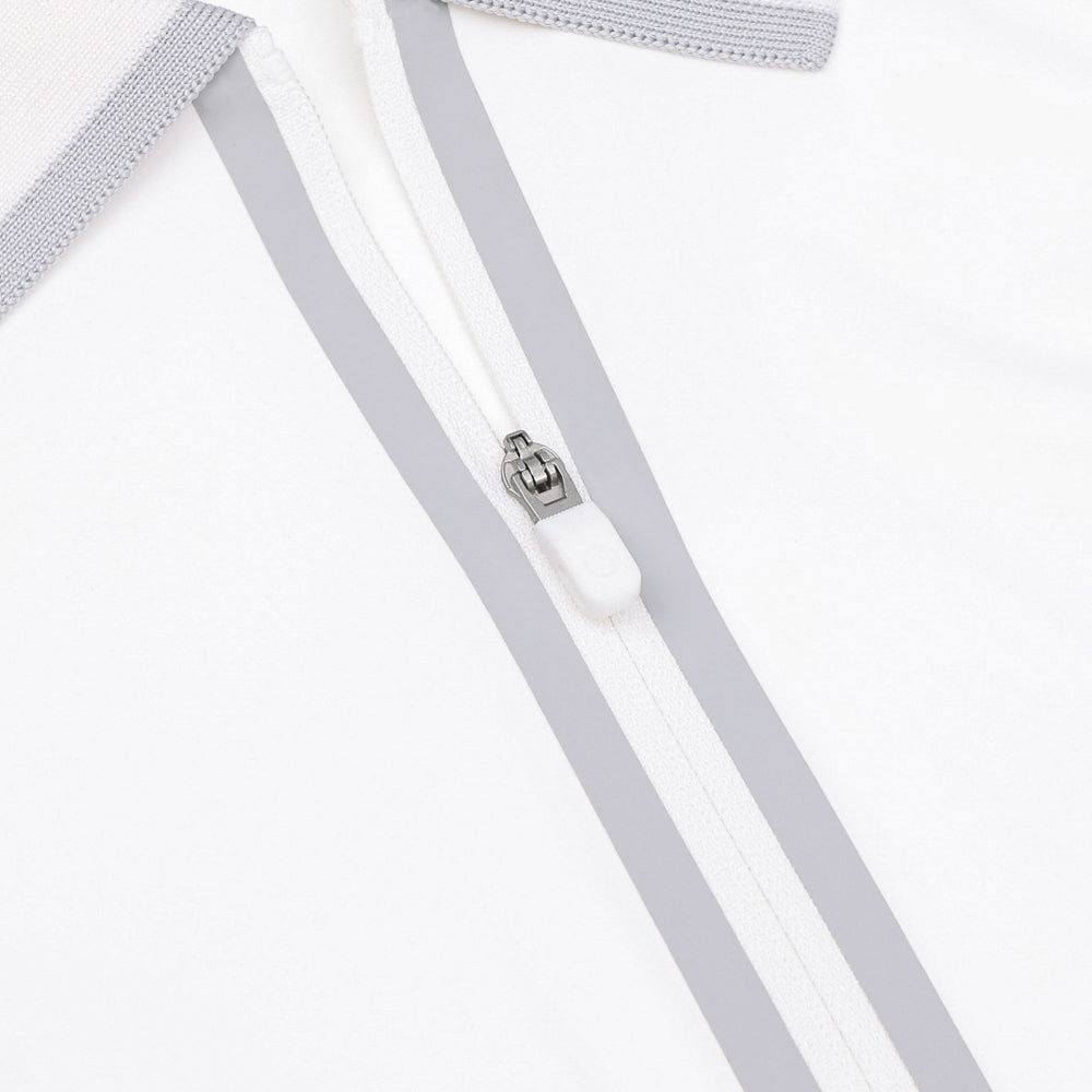 Women's Silky Tech Nylon Long Sleeve 1/4 Zip Polo