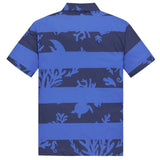 Athletic Fit Ocean Block Polo Shirt - Fairway Styles