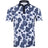 Floral Print Tech Jersey Polo - Willow