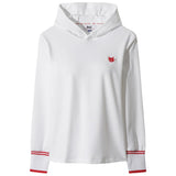 Women's Slogan Jersey Hooded Pullover