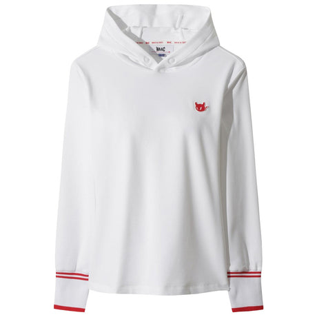 Women's Slogan Jersey Hooded Pullover