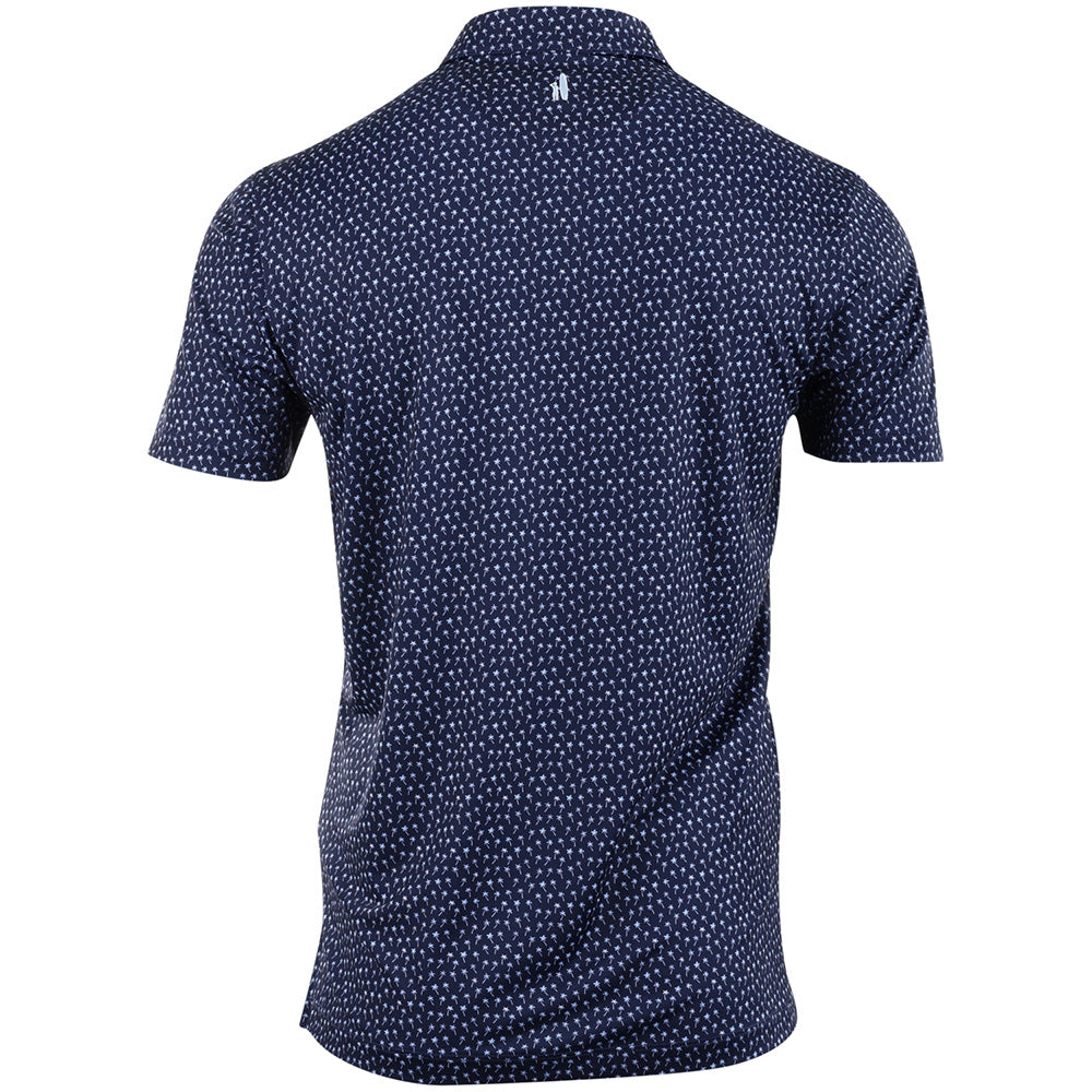 Performance Jersey Polo - Marina Print