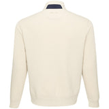 Quilted Double-Knit 1/2 Zip Pullover