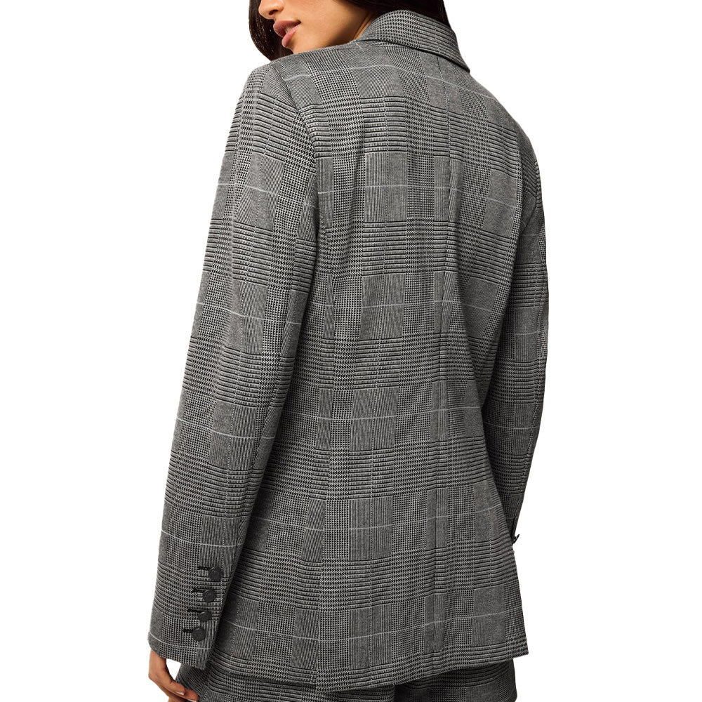 Women's Glen Plaid Blazer Jacket - Fairway Styles