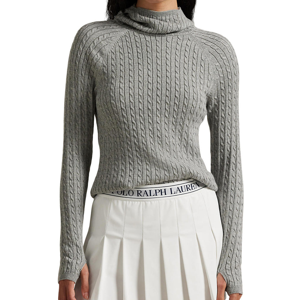 Women's Cable-Knit Snood Pullover