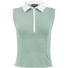 Women's Tackle Sleeveless 1/4 Zip Polo