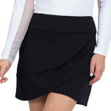 Women's Solid Layered Skort