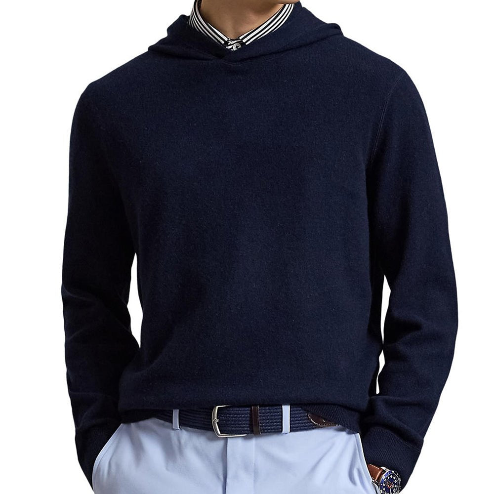 Washable Cashmere Hooded Sweater