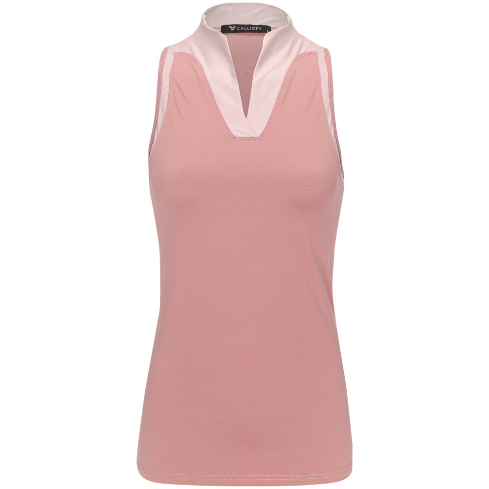 Women's Lucky In Leather Sleeveless Polo