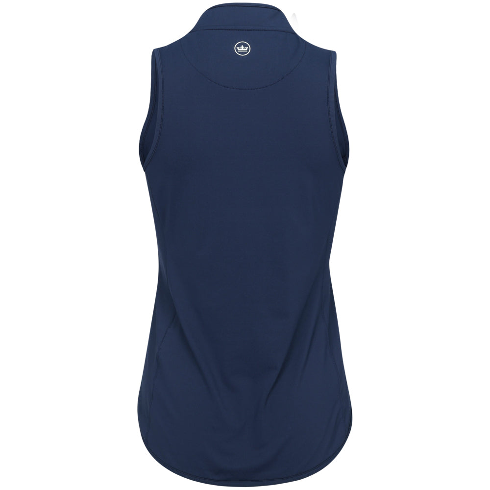 Women's Shirley Sleeveless 1/4 Zip Blade Collar Polo