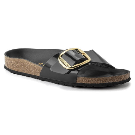 Women's Madrid Big Buckle Natural Leather Patent Shoes - Fairway Styles