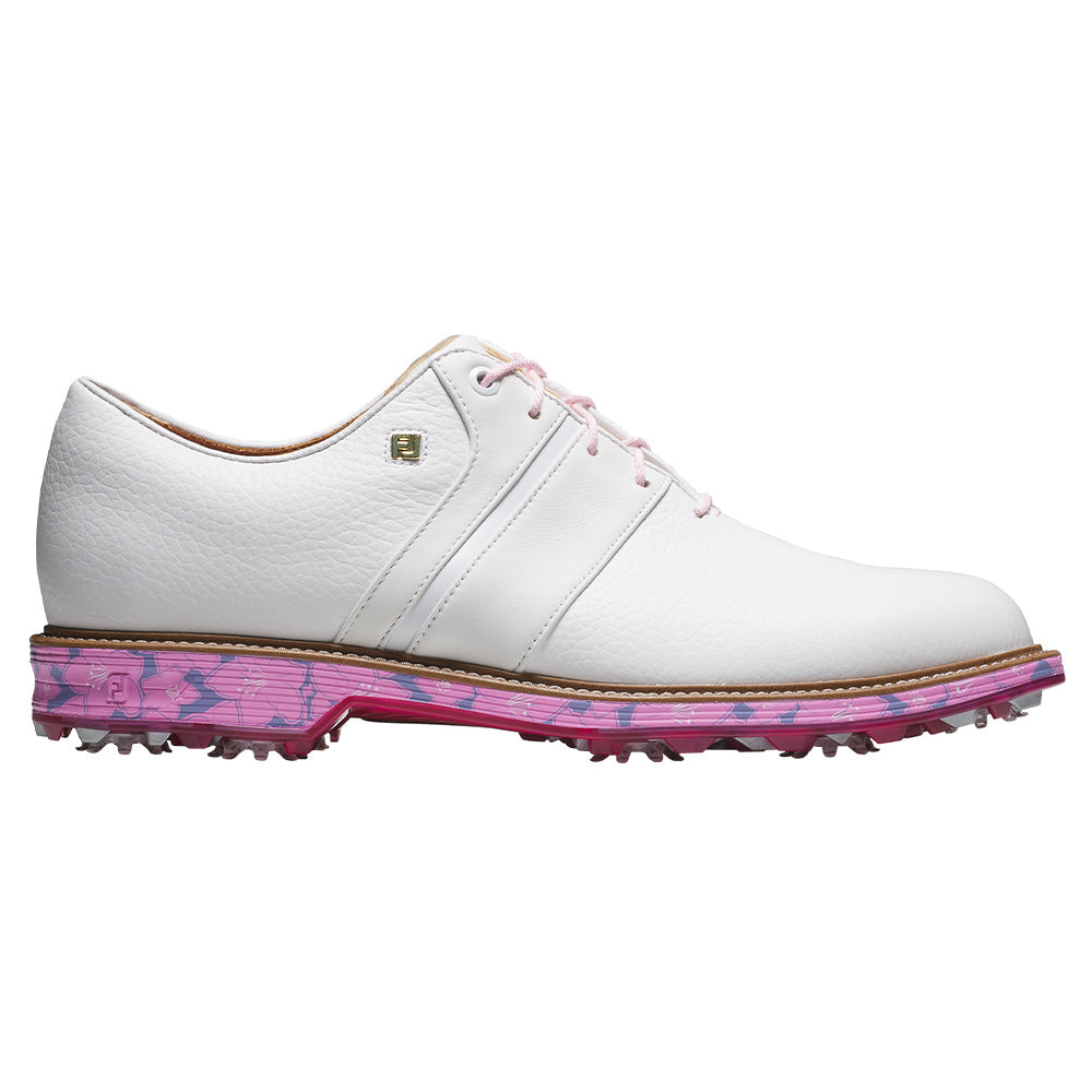 フットジョイPREMIERE SERIES Packard White/Navy FootJoy Dryjoys Premiere Series Packard Golf Shoes White/Navy/Pink
