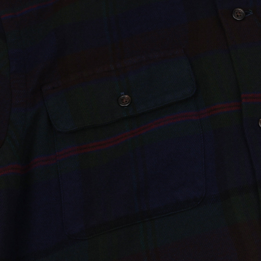 Classic Fit Plaid Twill Long Sleeve Workshirt