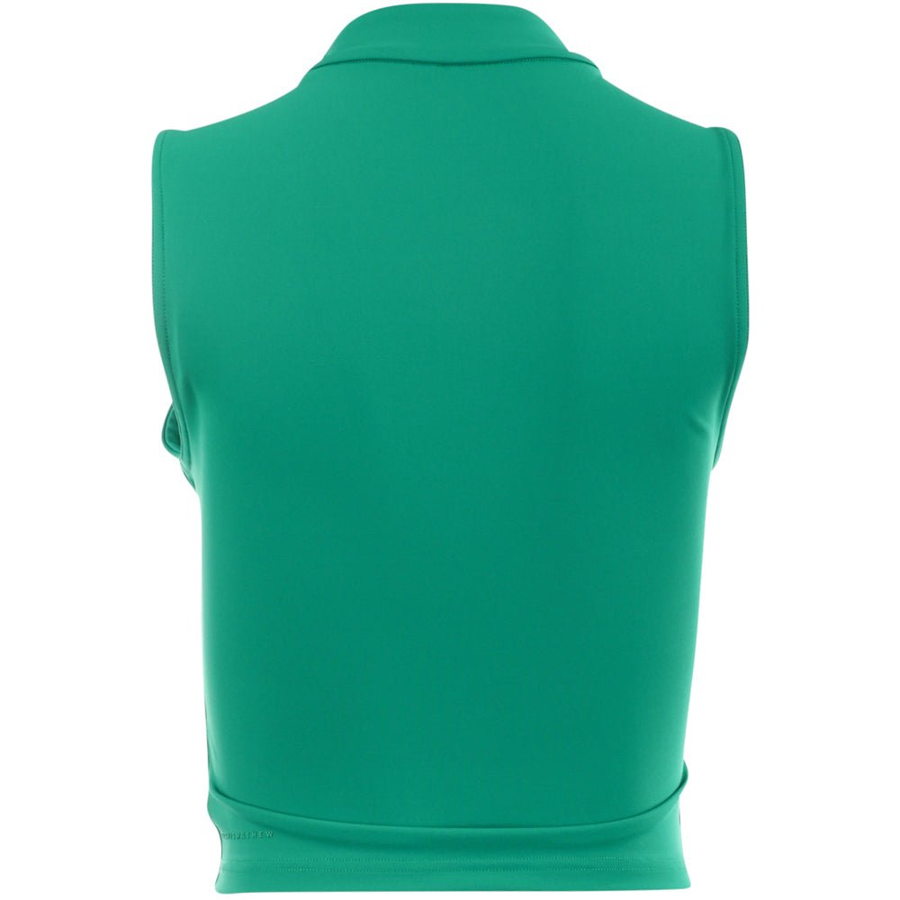 Women's MoveKnit Afterglow Sleeveless Mock Neck Cropped Polo - Fairway Styles