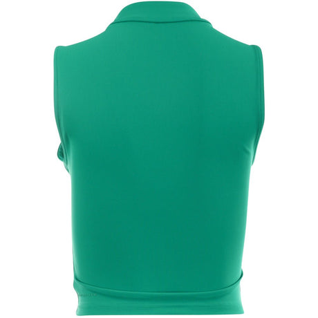 Women's MoveKnit Afterglow Sleeveless Mock Neck Cropped Polo - Fairway Styles