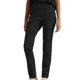 Women's Polka-Dot Stretch-Twill Pants