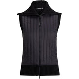 Women's Hybrid Quilted-Panel Wool Vest