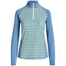 Women's Lightweight Airflow Print 1/4 Zip Pullover