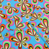 Women's Long Sleeve 1/4 Zip Mock Neck Top - Arya Print