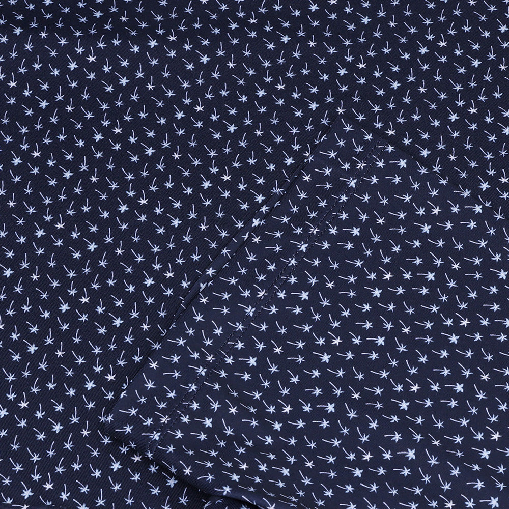 Performance Jersey Polo - Marina Print