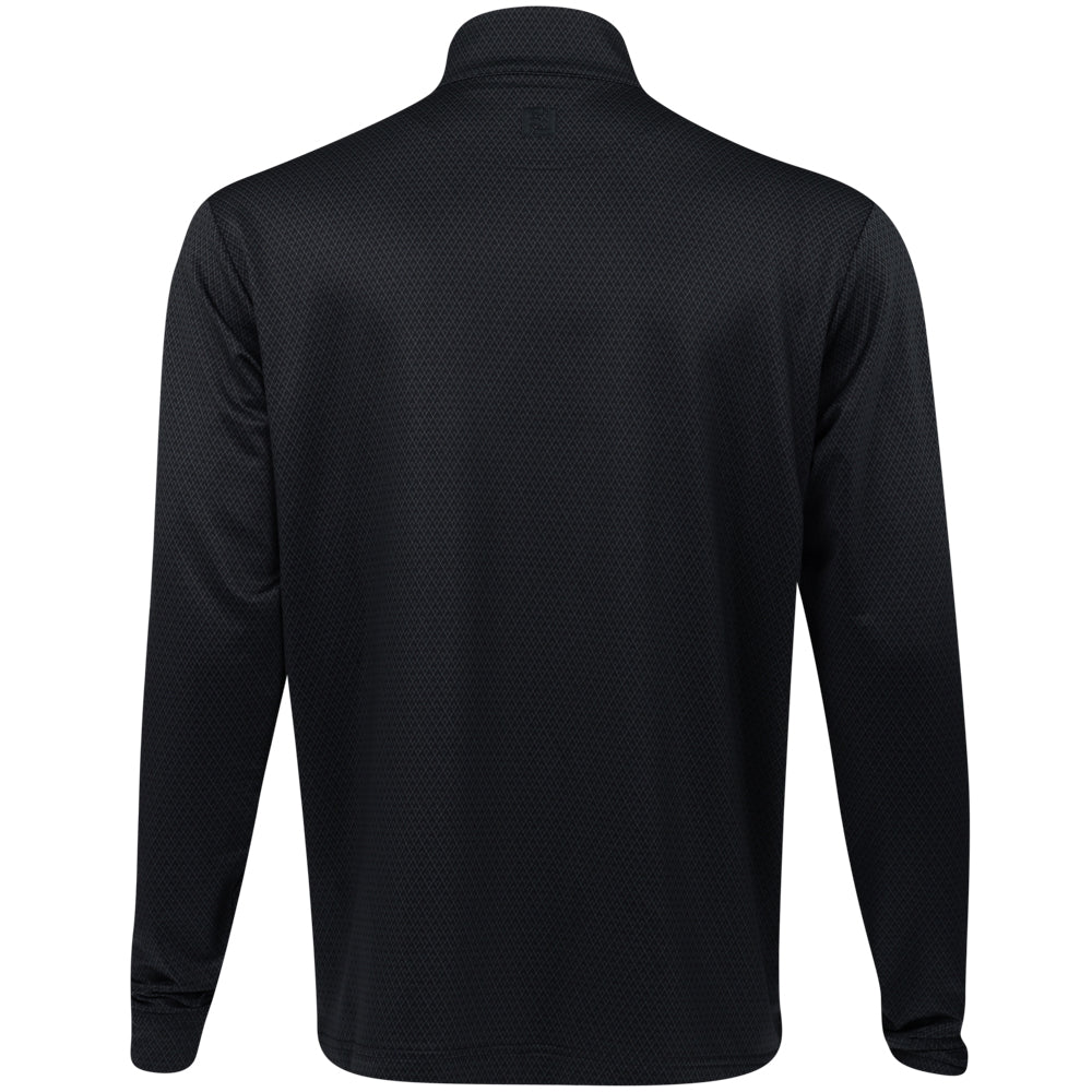 Tonal Deco Diamond 1/4 Zip Pullover