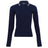 Women's Cable Long Sleeve 1/4 Zip Polo - Fairway Styles