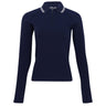 Women's Cable Long Sleeve 1/4 Zip Polo