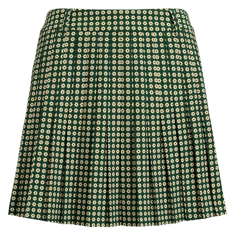 Women's Geo-Print Pleated Performance 15" Skort