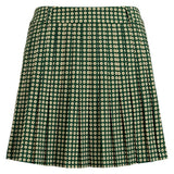 Women's Geo-Print Pleated Performance 15" Skort