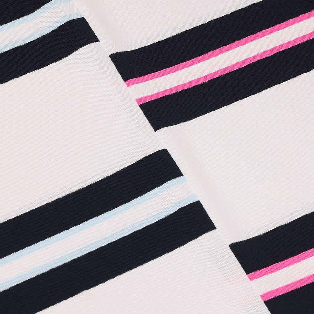 Women's Tech Pique Engineered Stripe Sleeveless Polo - Fairway Styles