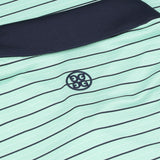 Herringbone Stripe Tech Jersey Polo